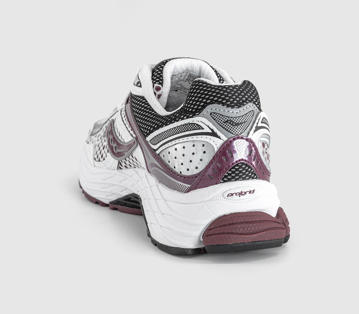SauconyProgrid Omni 9 TrainersWhite Maroon
