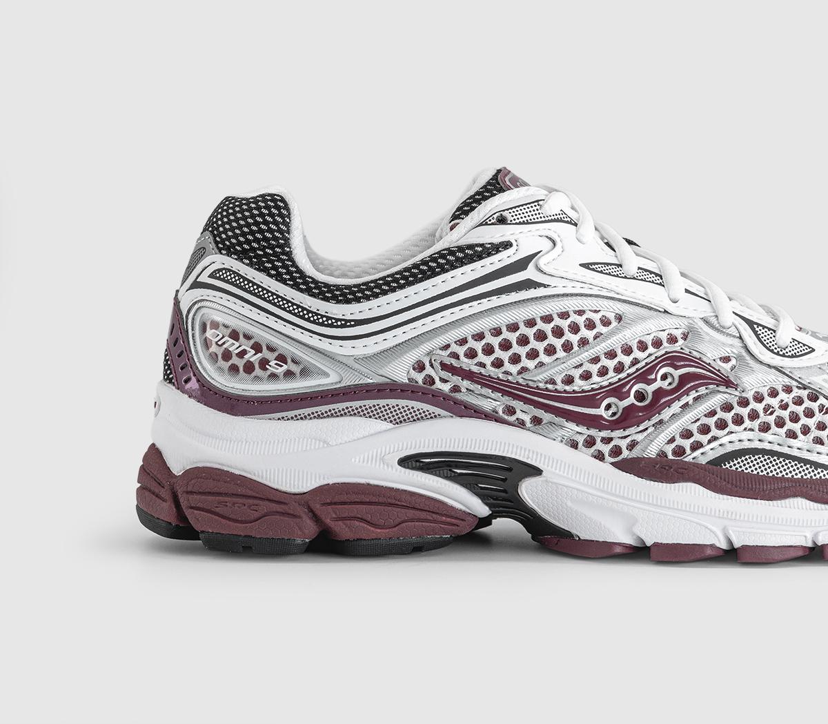 SauconyProgrid Omni 9 TrainersWhite Maroon