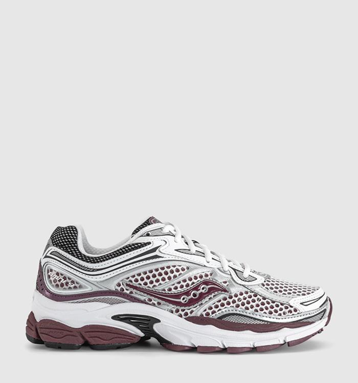 Saucony Progrid Omni 9 Trainers White Maroon