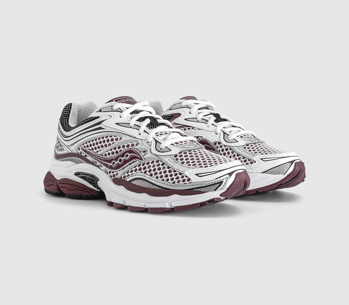 SauconyProgrid Omni 9 TrainersWhite Maroon