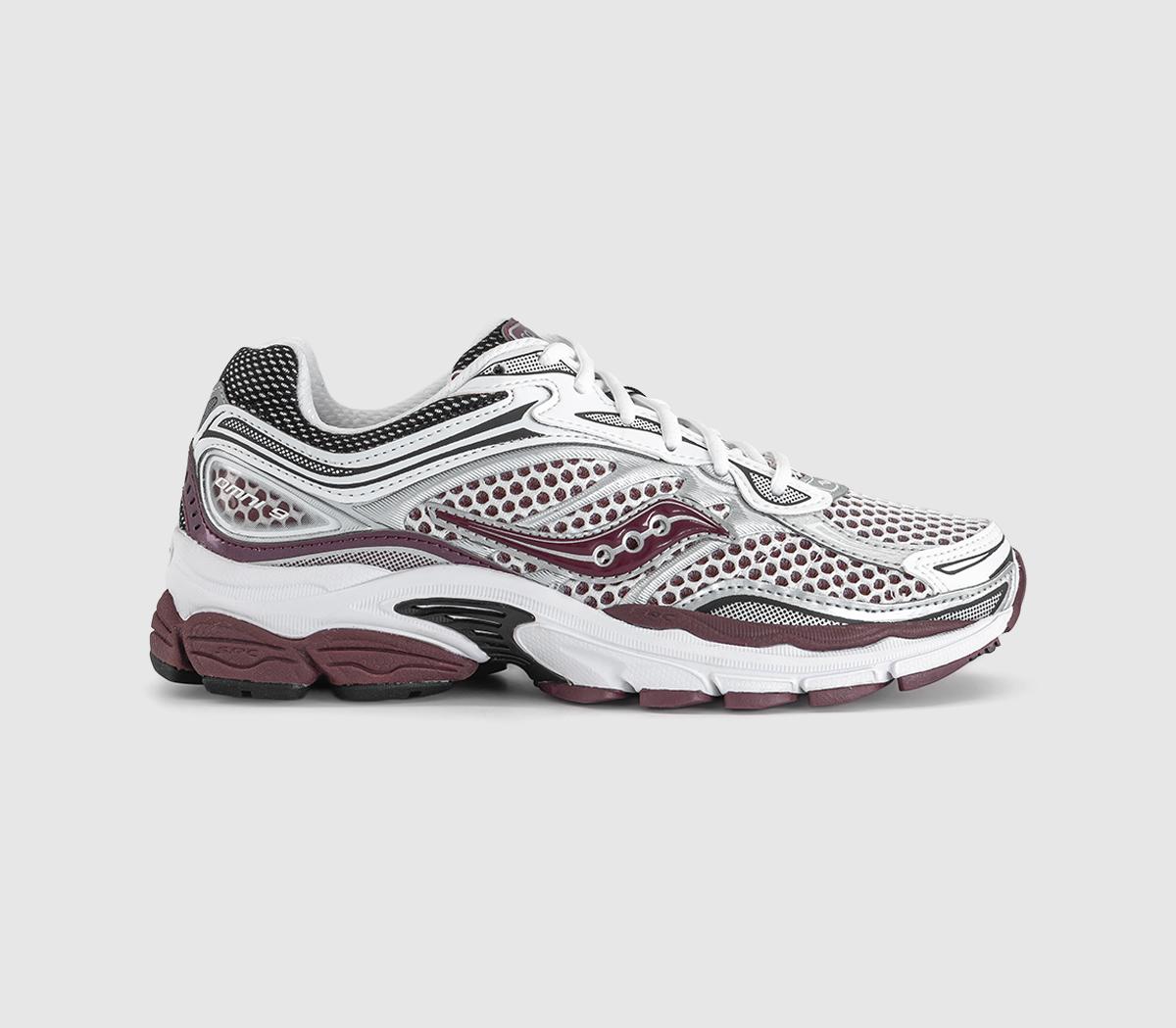 SauconyProgrid Omni 9 TrainersWhite Maroon