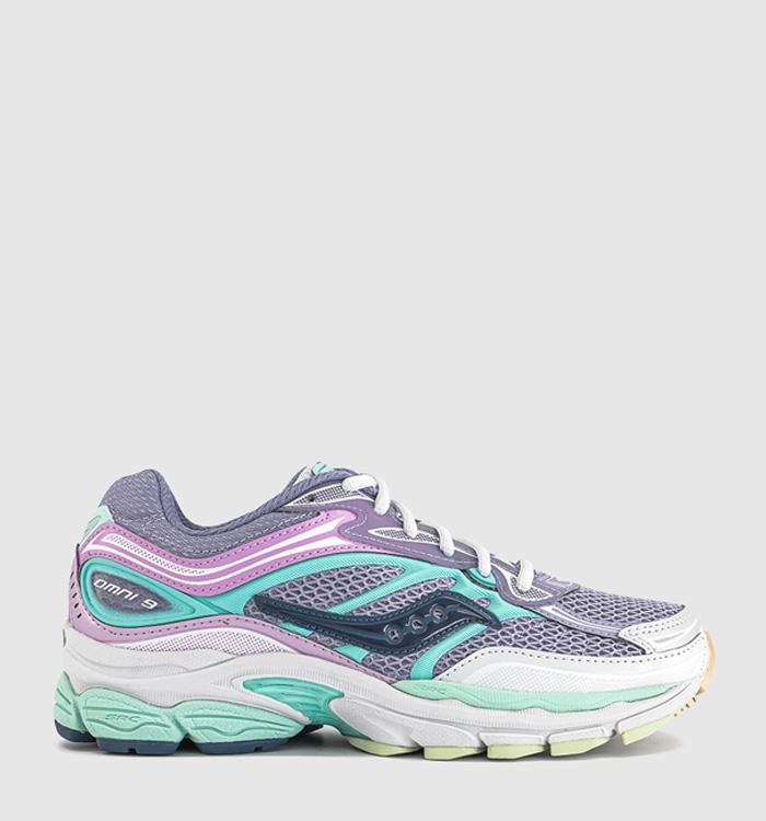 Saucony Progrid Omni 9 Trainers Wisteria Blue