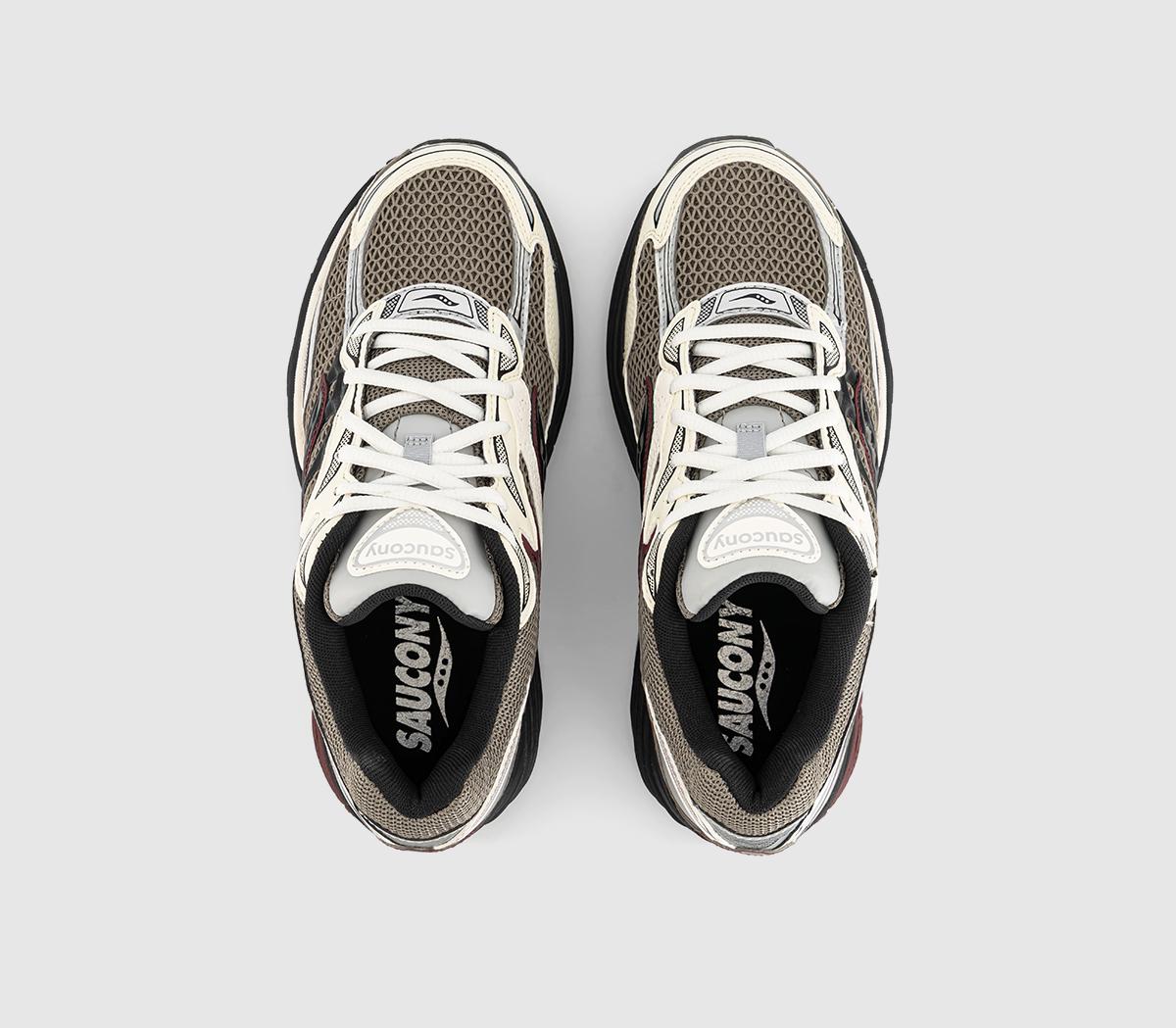 SauconyProgrid Omni 9 TrainersTan Maroon