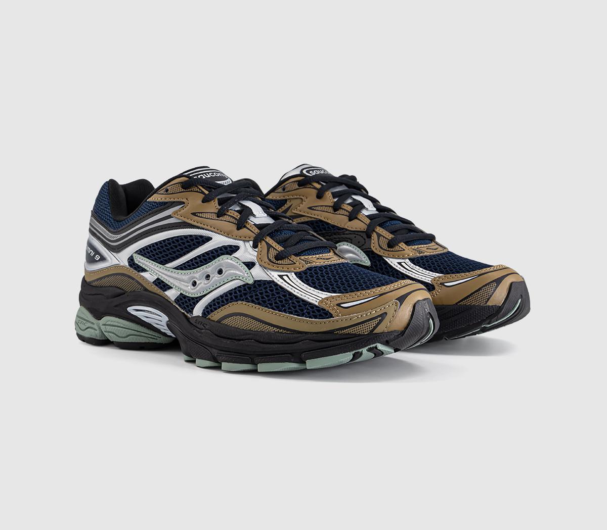 SauconyProgrid Omni 9 TrainersBrown Navy