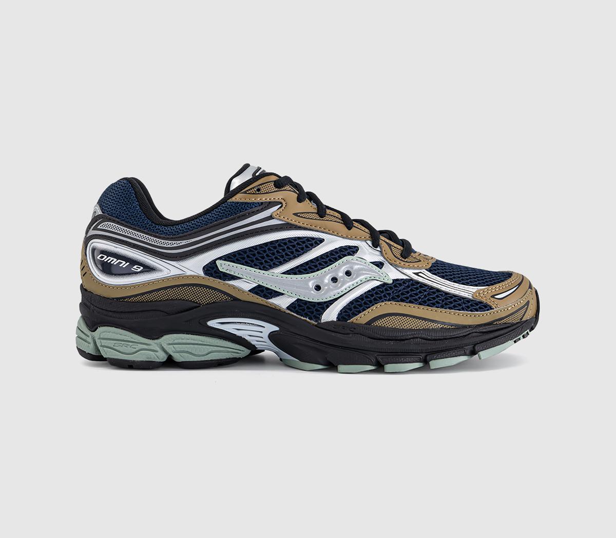 SauconyProgrid Omni 9 TrainersBrown Navy