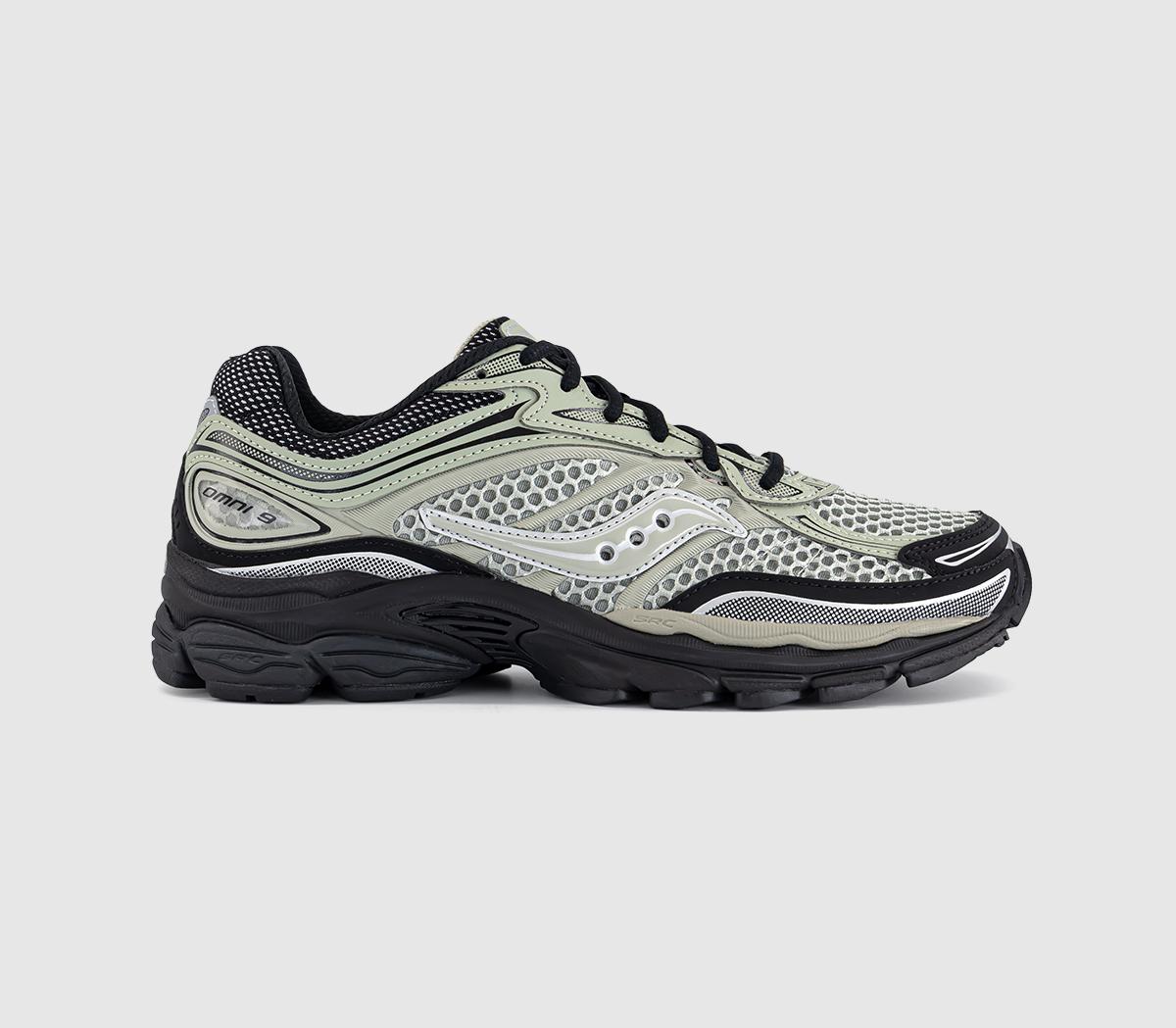 Saucony Progrid Omni 9 Trainers Sage  Black in Men's Size 8.5, Offspring
