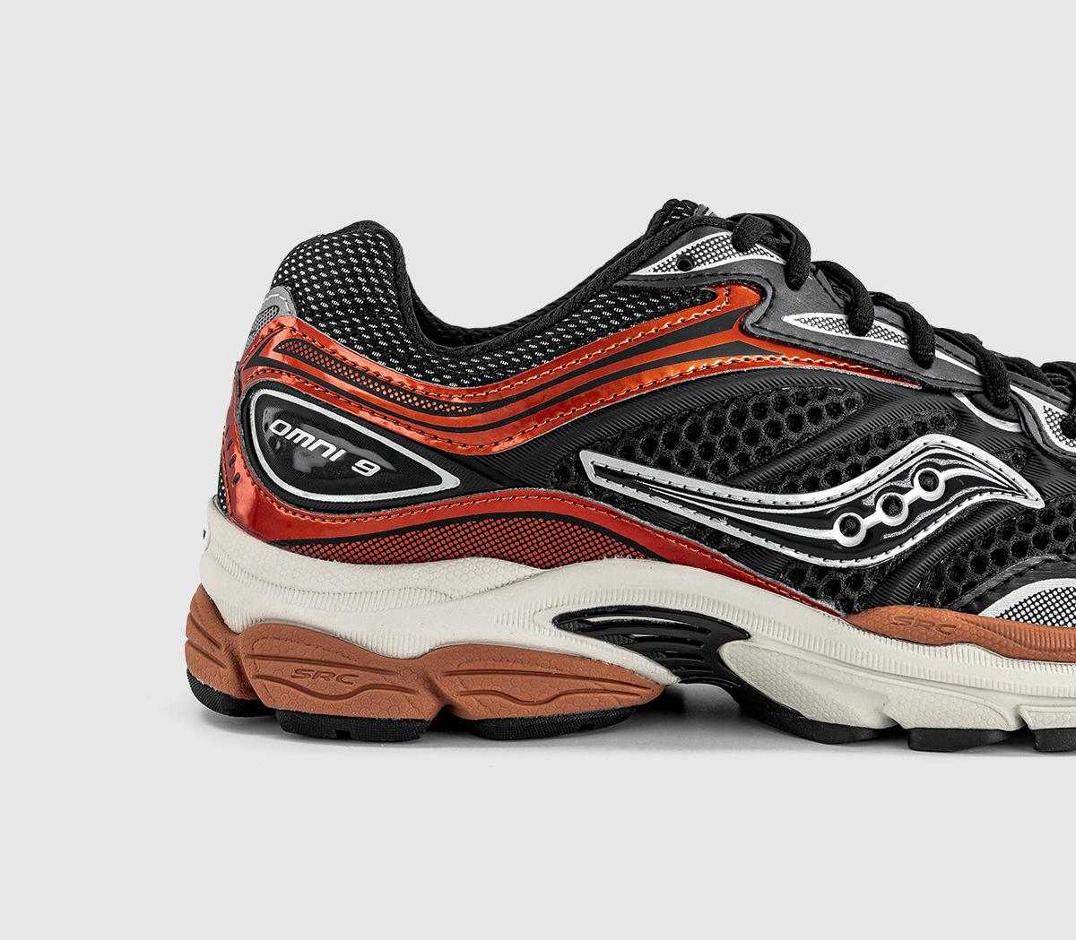 SauconyProgrid Omni 9 TrainersBlack Rust