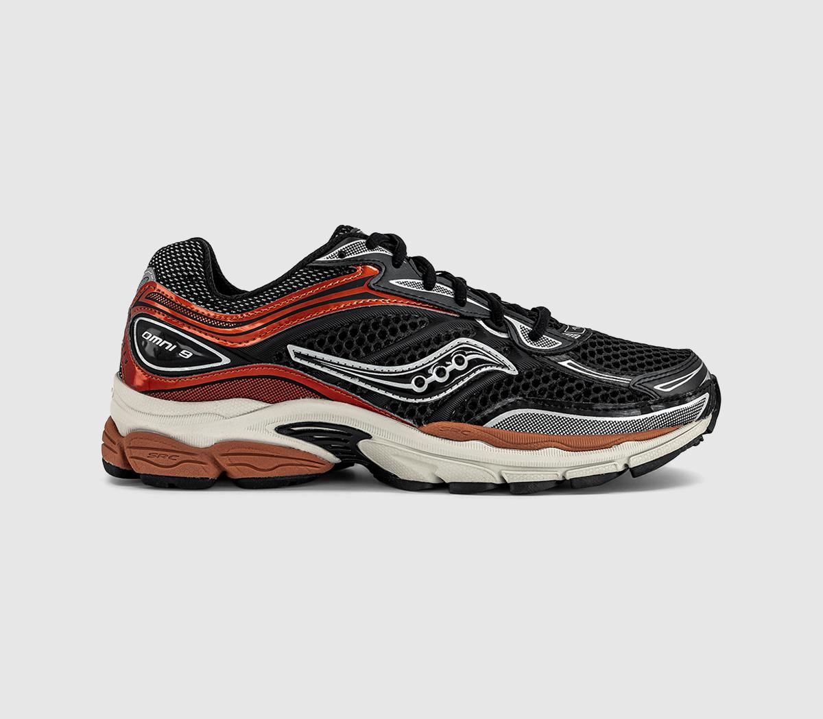 SauconyProgrid Omni 9 TrainersBlack Rust
