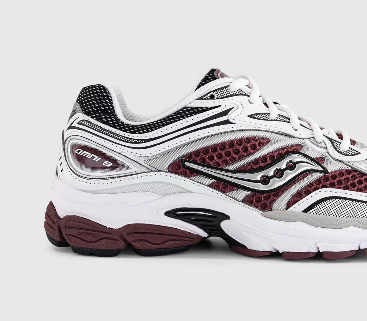 SauconyProgrid Omni 9Maroon White