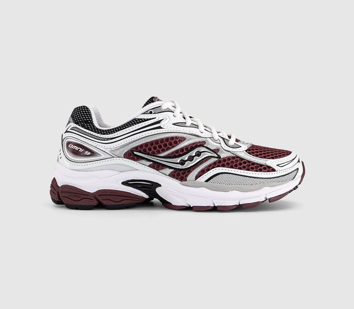 SauconyProgrid Omni 9Maroon White