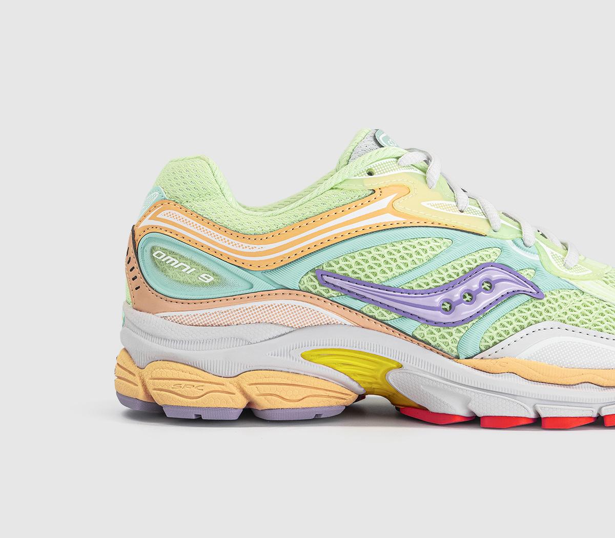SauconyProgrid Omni 9 TrainersLime Orchid