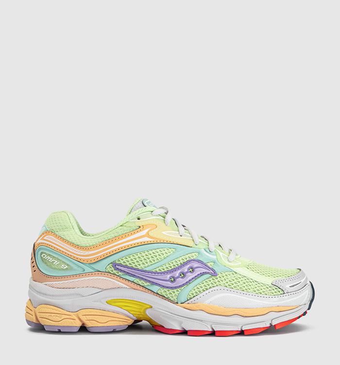 Saucony Progrid Omni 9 Trainers Lime Orchid
