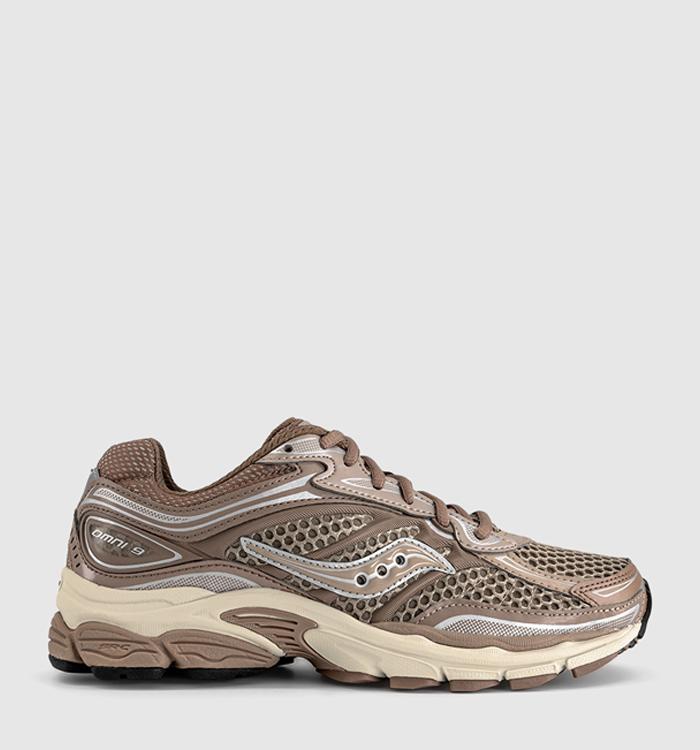 Saucony Progrid Omni 9 Trainers Saddle Eggshell