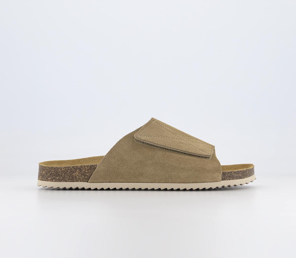 Beige suede hot sale sandals