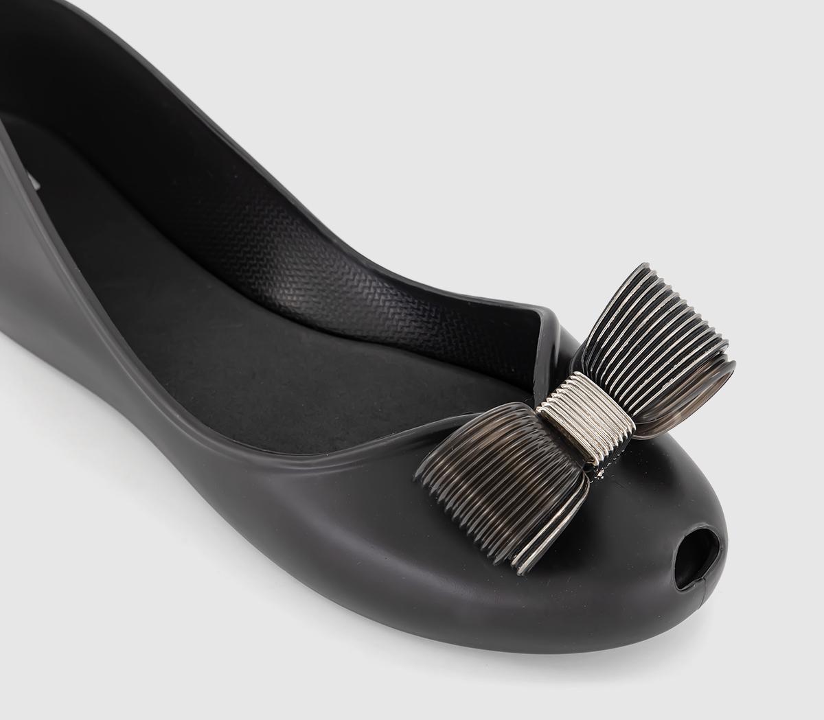 Zaxy Gracious Ribbon Black School Shoes and Accessories