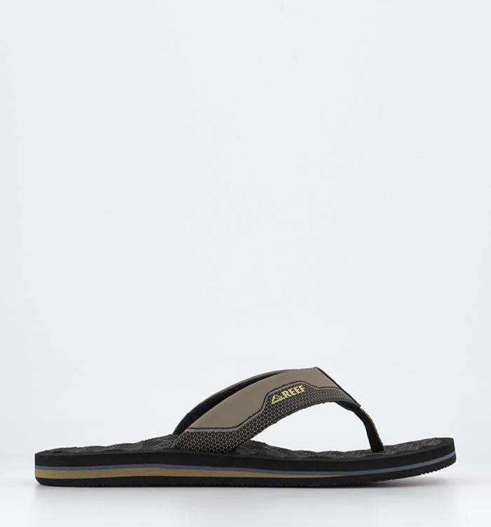 REEF Cushion Moon T-Strap Flat Sandals - Macy's