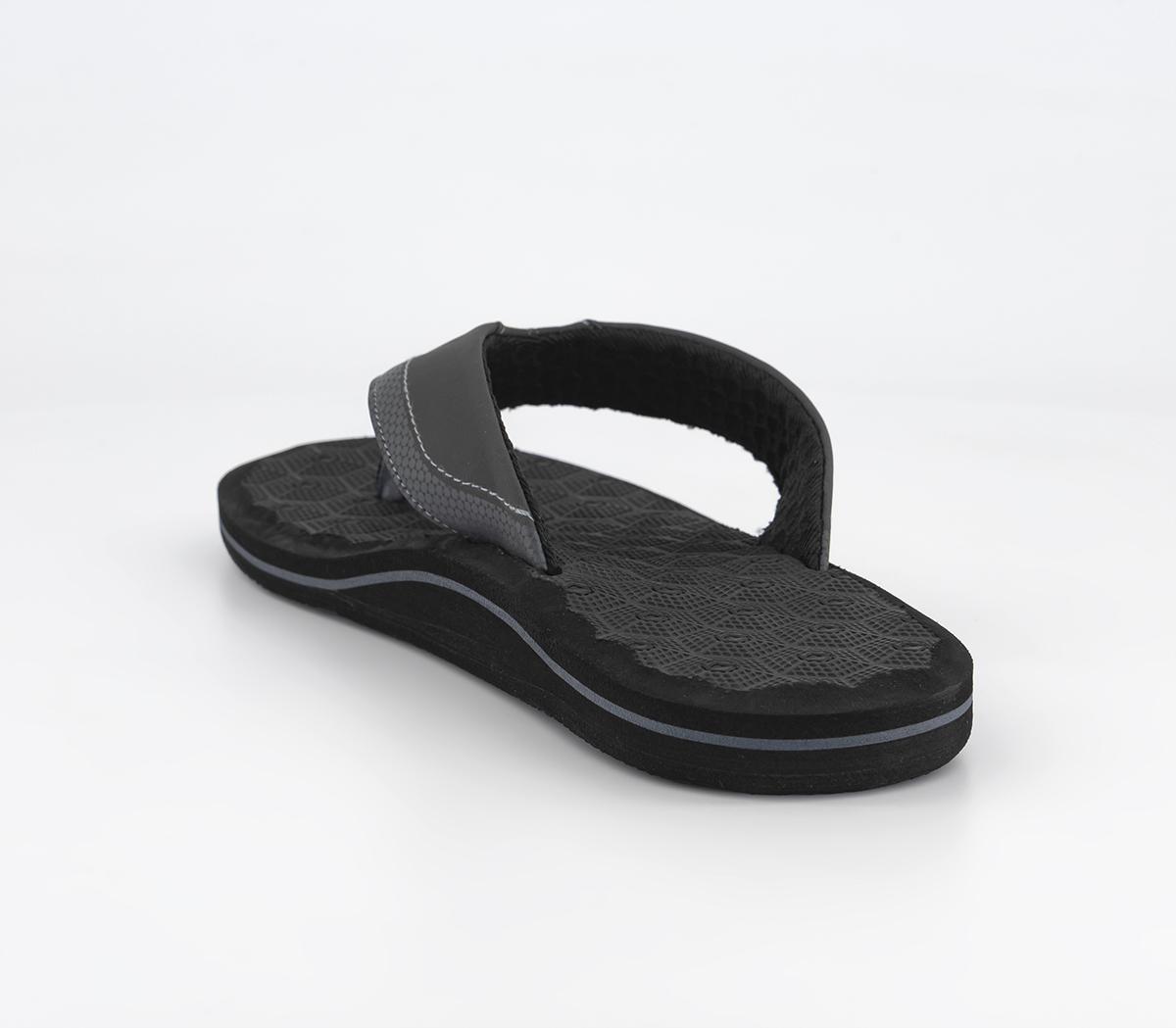ReefRipper Toe Thong Sandals Dark Grey