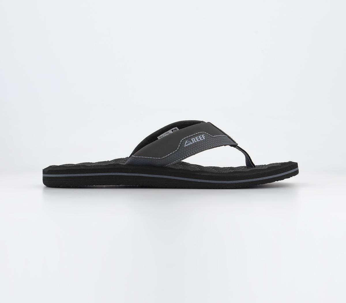 Ripper Toe Thong Sandals Dark Grey