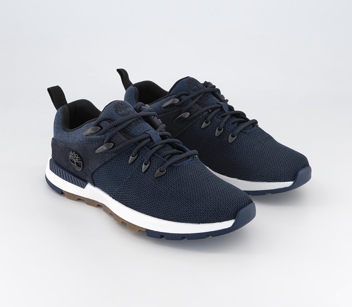 Timberland Mens Sprint Trekr Low Knit Trainers Navy Blue, 8