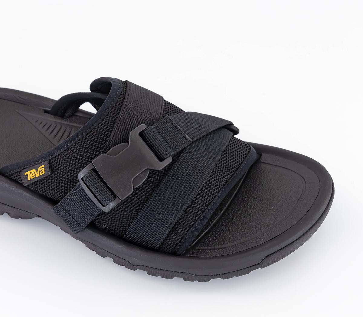 Teva Hurrican Verge Slides Black - Men’s Sandals