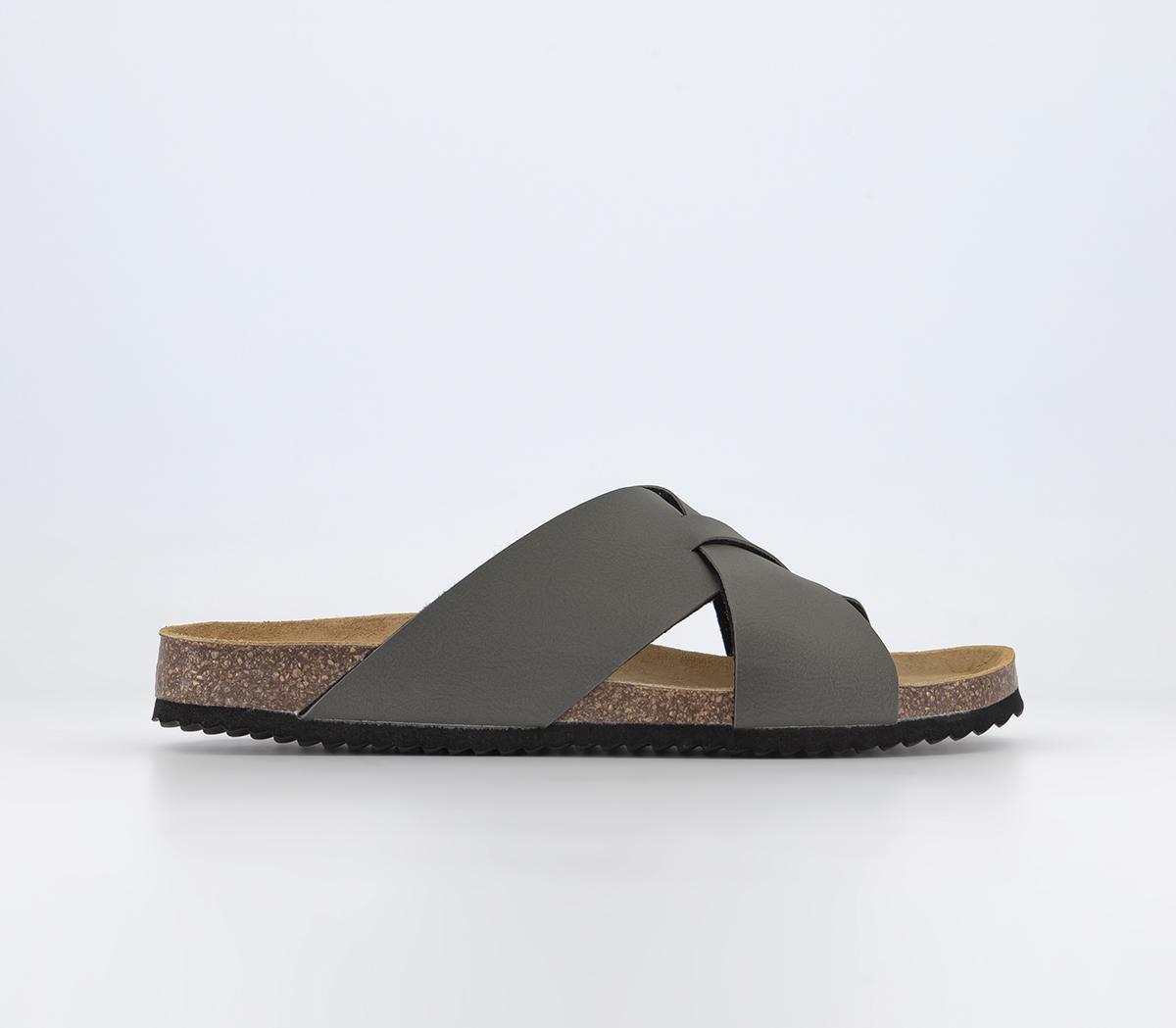 Fiji Footbed Sandals Khaki