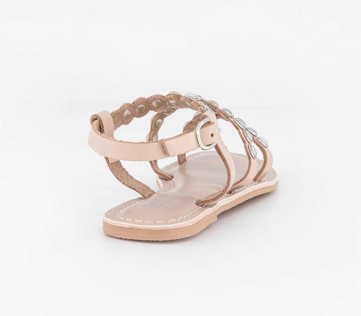 OFFICE KidsGeorgina Junior Leather Sandals OFFICE KidsGeorgina Junior Leather SandalsBeige Leather