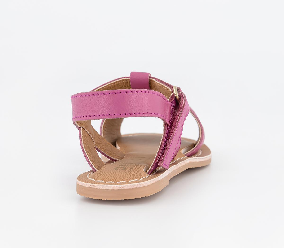 OFFICE KidsGigi Infant Flower Leather SandalsPink Leather