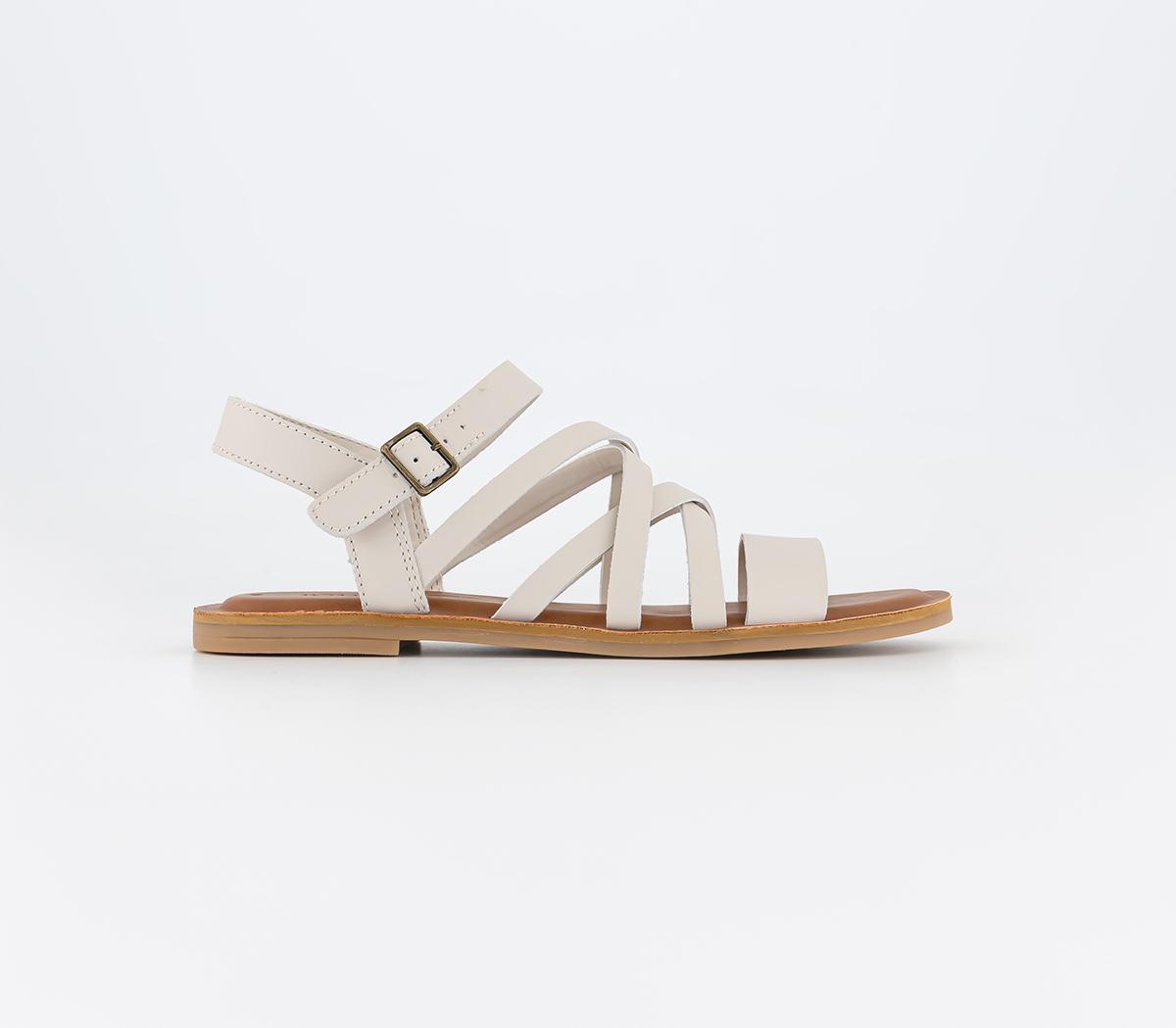 Sephina Sandals White Putty Leather