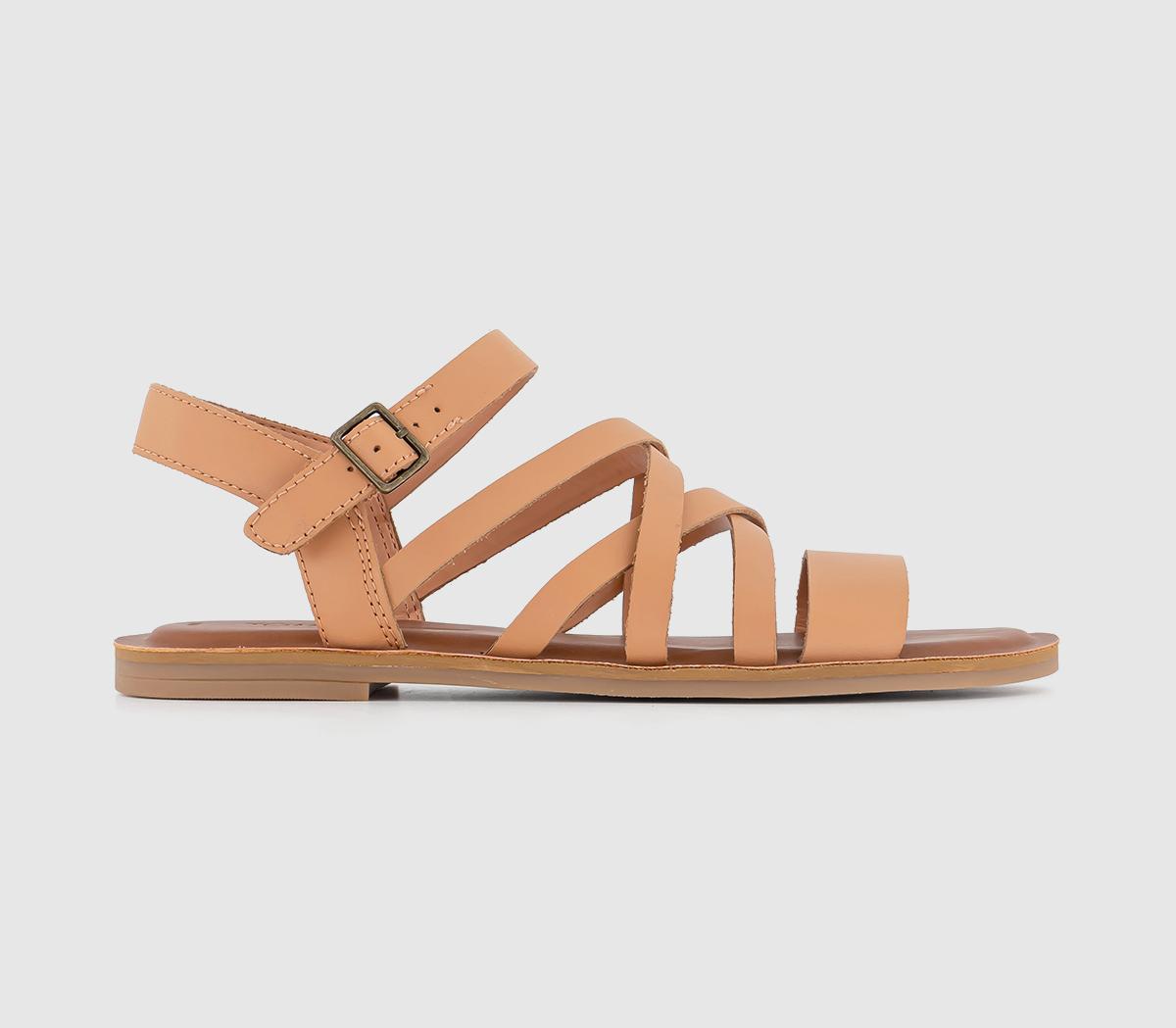TOMS Sephina Sandals Sandy Beige Leather - Women’s Sandals
