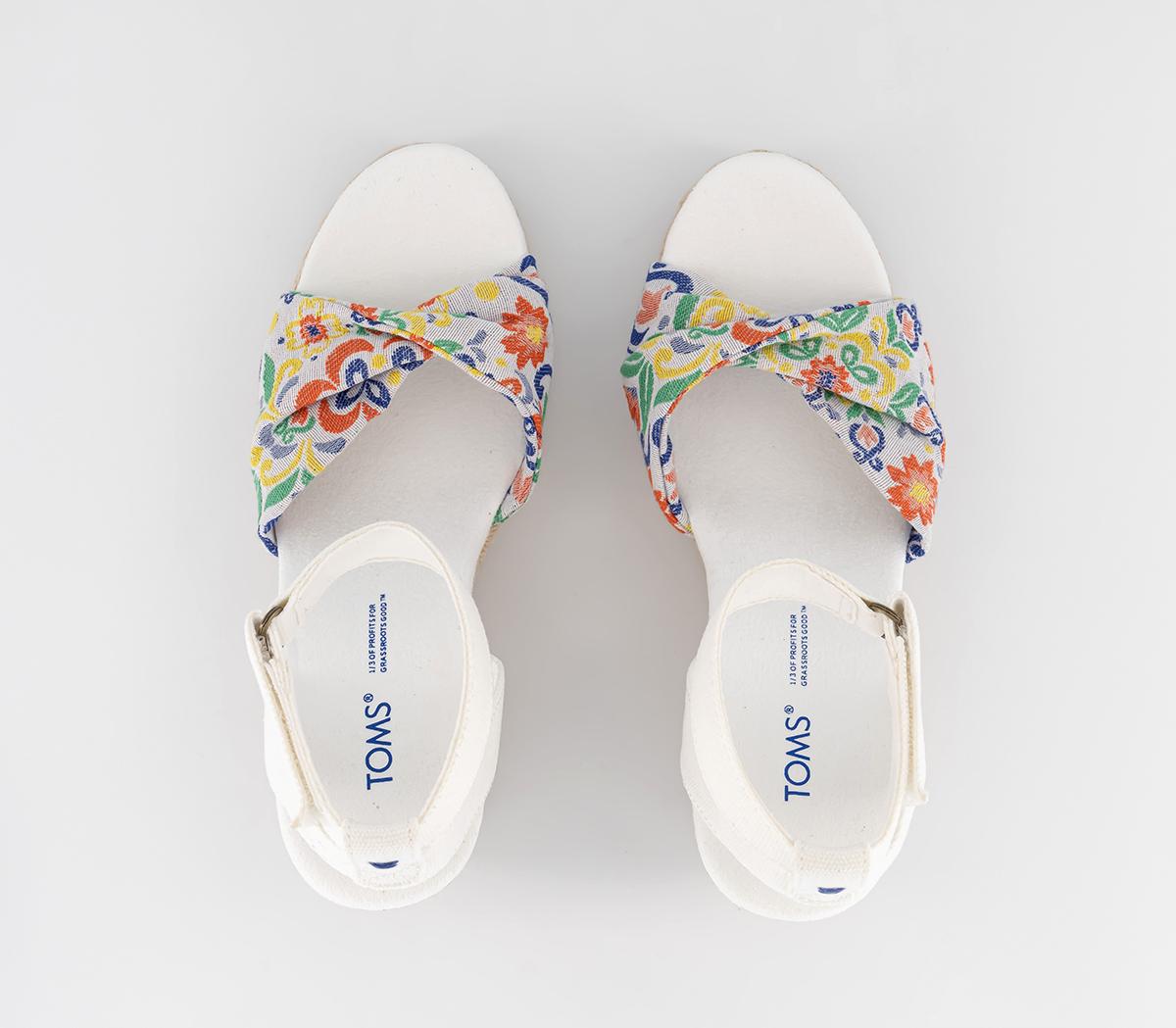 TOMSMarisela Wedge SandalsMediterranean Jacquard