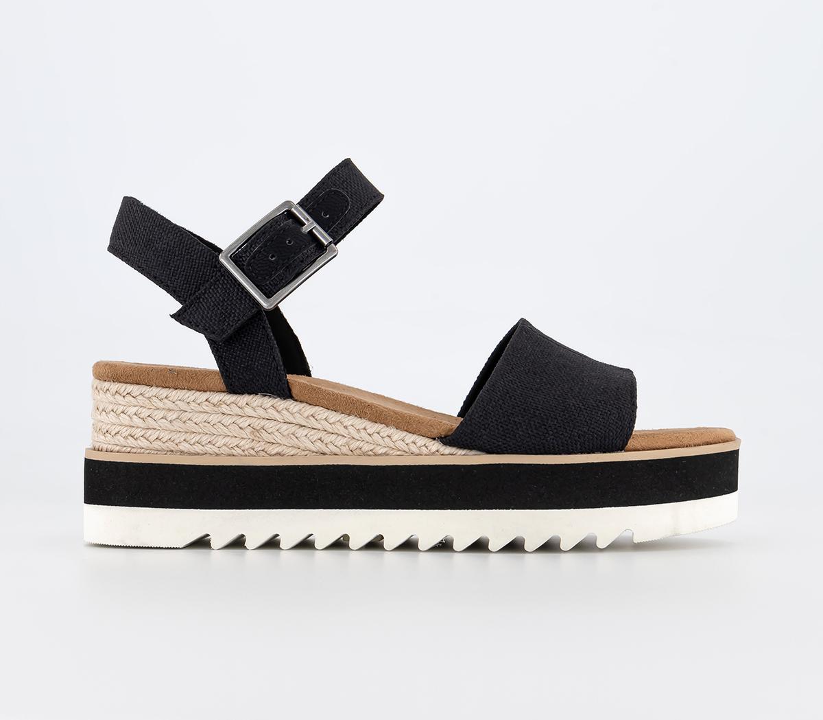 Women's Timberland Wedge sandals, size 39 (Black) | Emmy