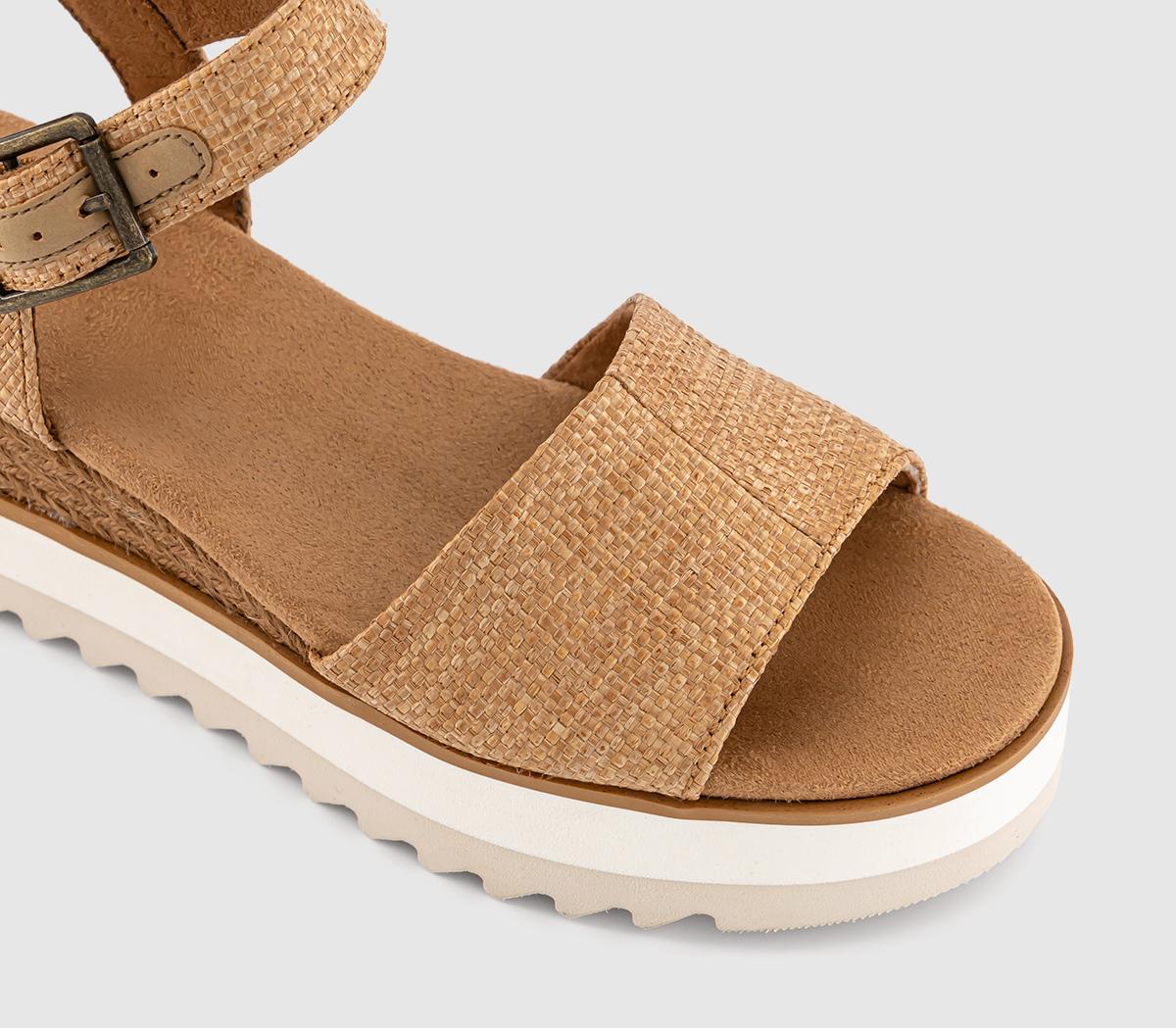 TOMSDiana Wedge Sandals TOMSDiana Wedge SandalsBrown Sugar Raffia