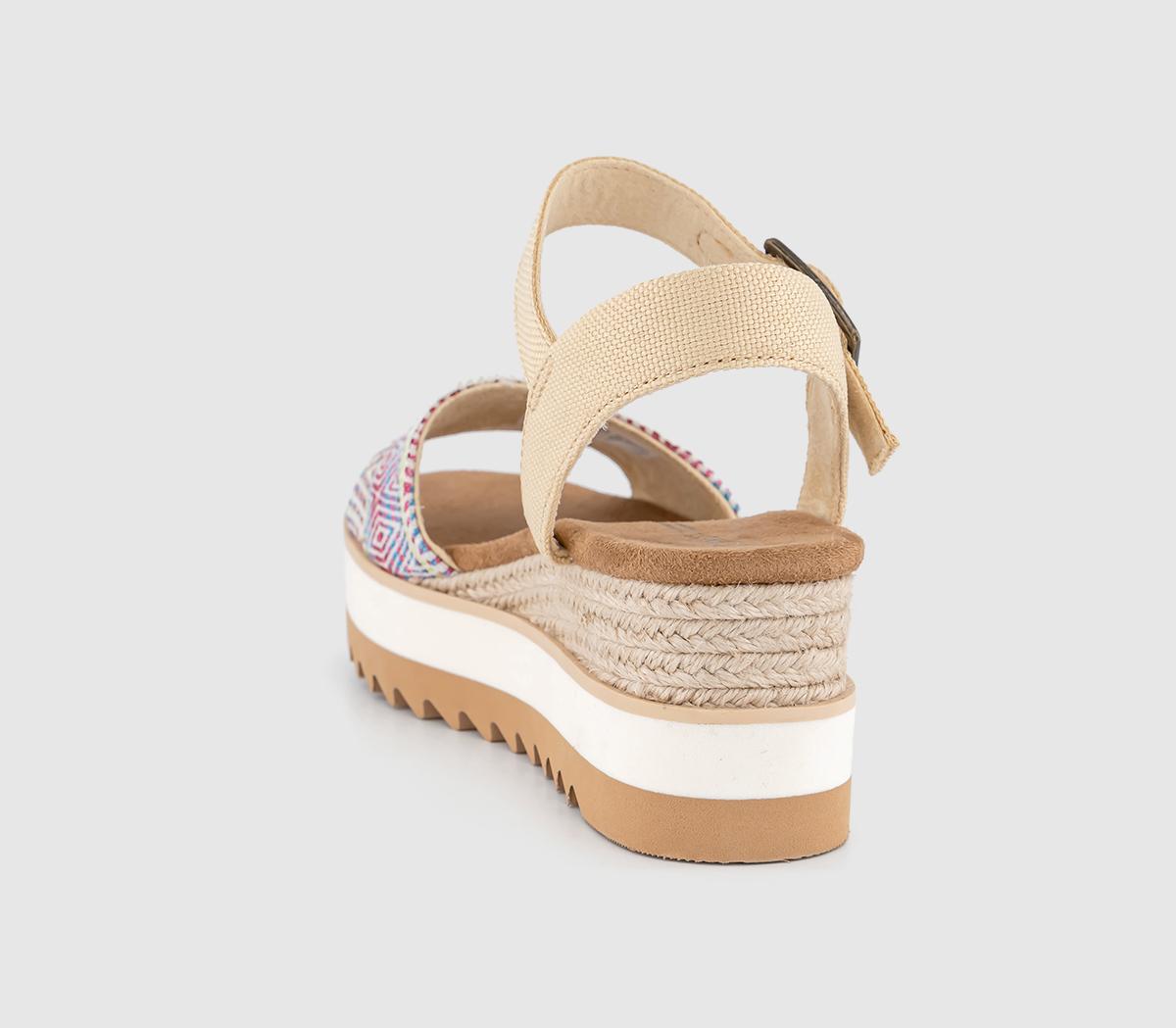 TOMSDiana Wedge SandalsNatural Diamond Global