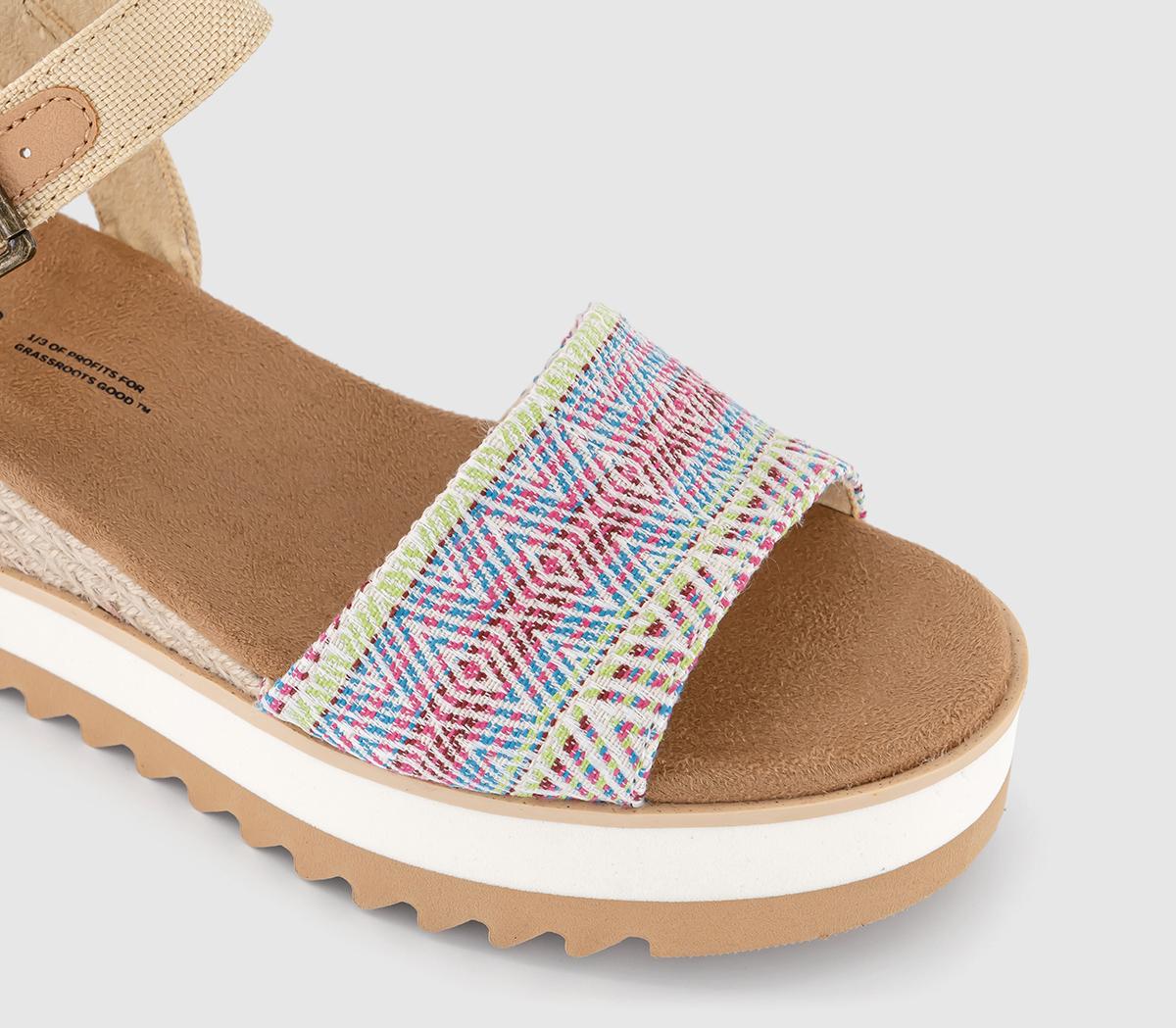TOMSDiana Wedge SandalsNatural Diamond Global