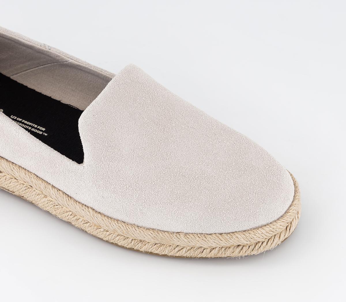 TOMS Santiago Espadrilles Putty Suede - Flat Shoes for Women