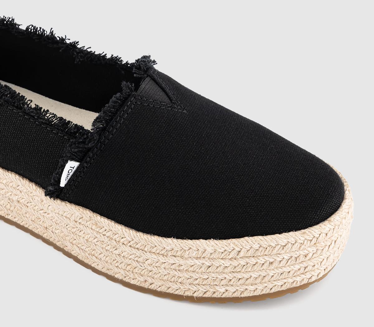 TOMSValencia Espadrille Slip Ons TOMSValencia Espadrille Slip OnsBlack