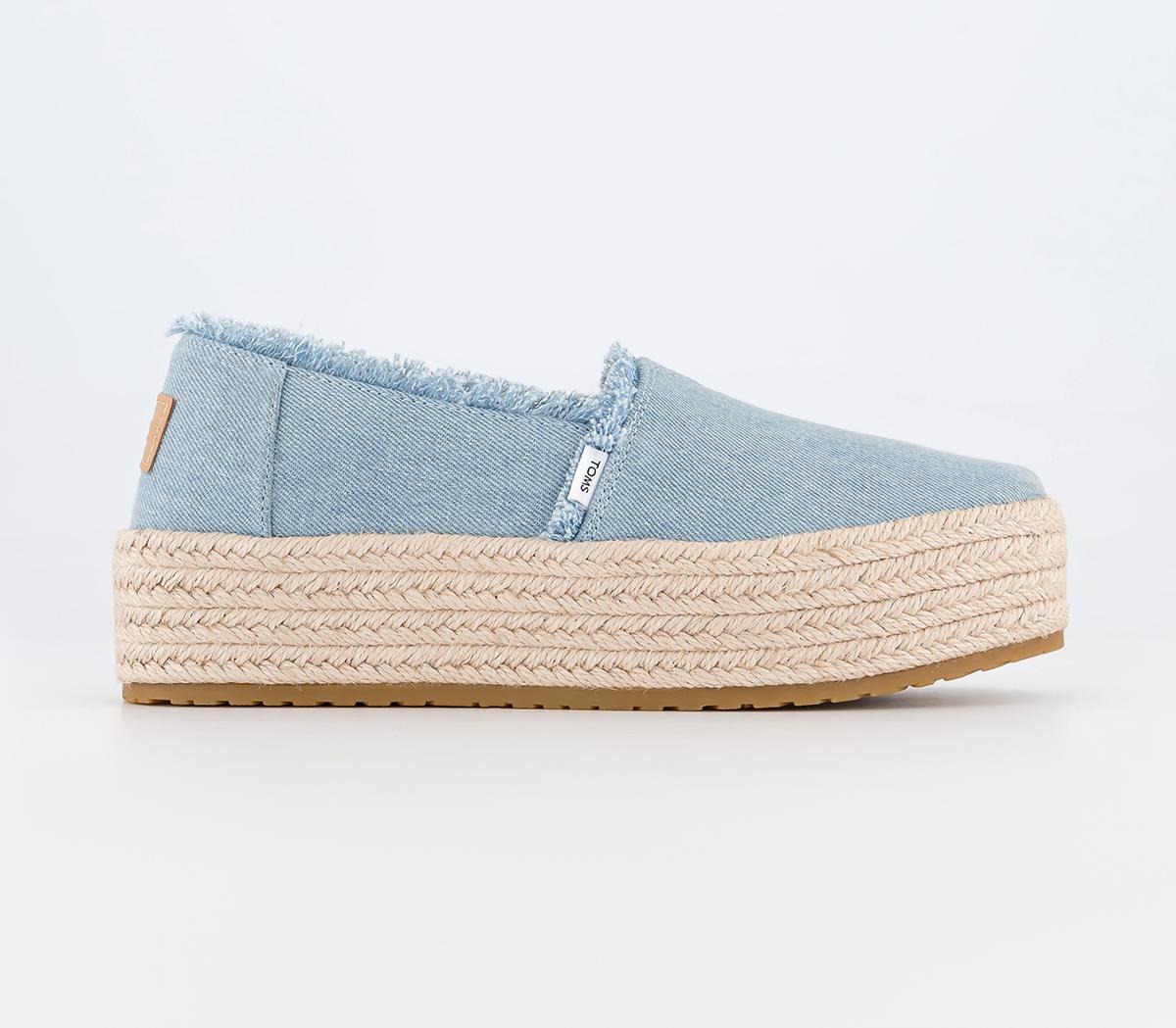 Toms denim sale espadrilles