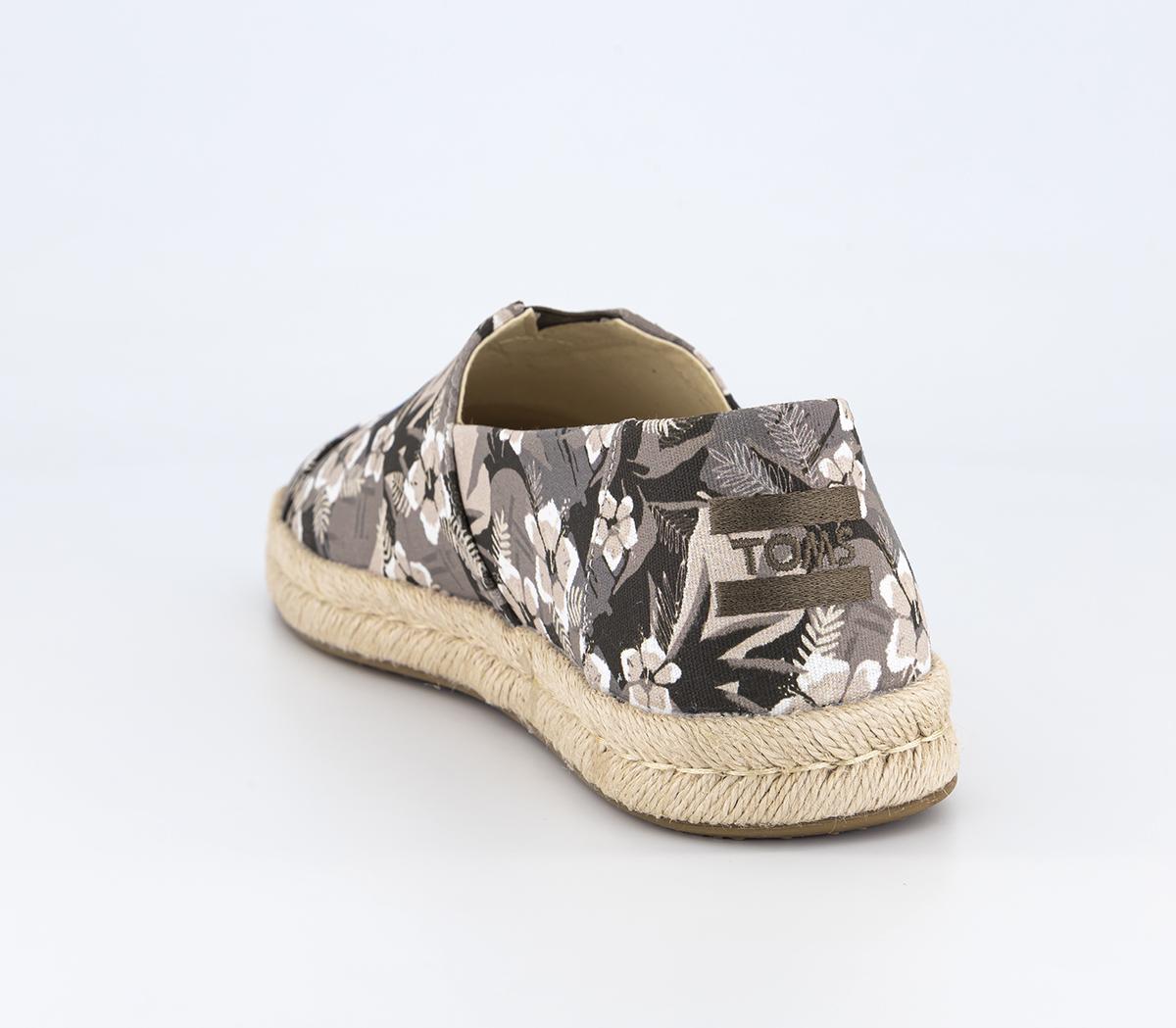 TOMSAlpargata Rope 2.0 Slip Ons Pineapple Paradise Print