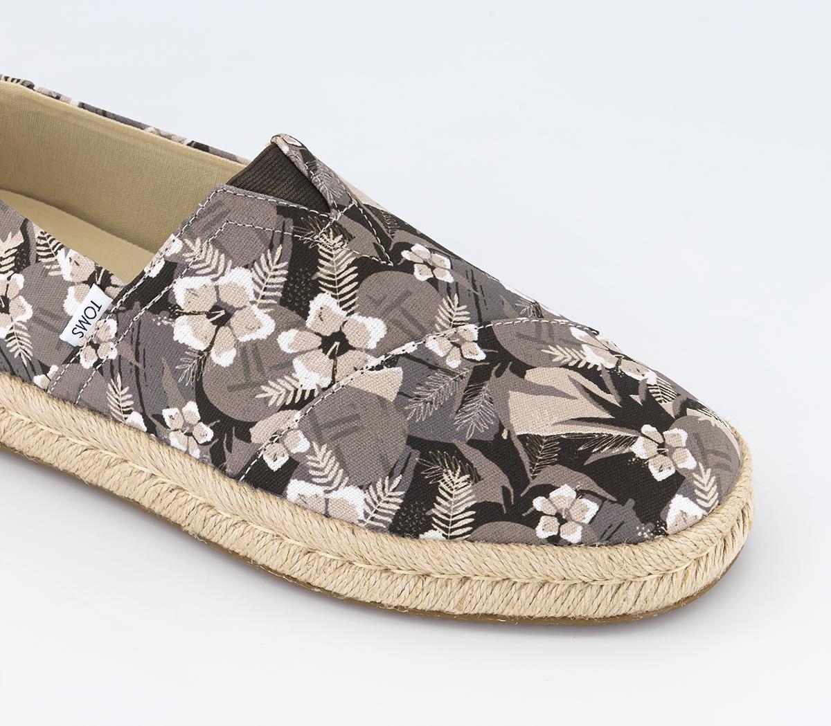 TOMSAlpargata Rope 2.0 Slip Ons Pineapple Paradise Print
