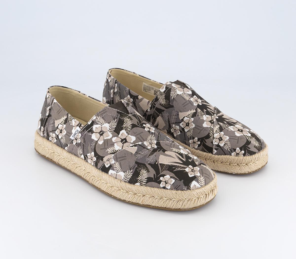TOMSAlpargata Rope 2.0 Slip Ons Pineapple Paradise Print