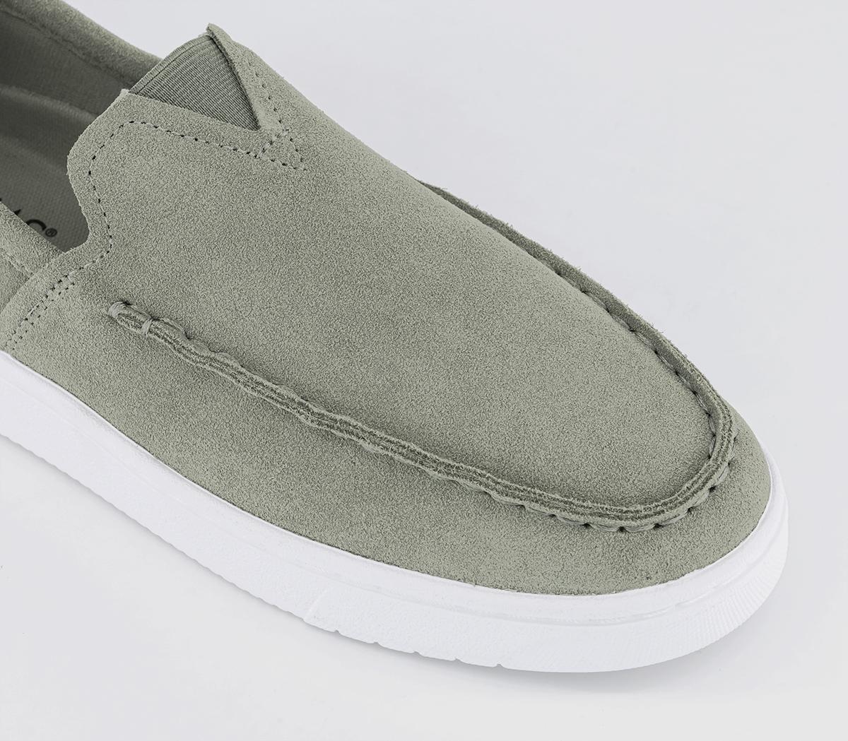TOMSTrvl Lite LoafersVetiver Grey Suede