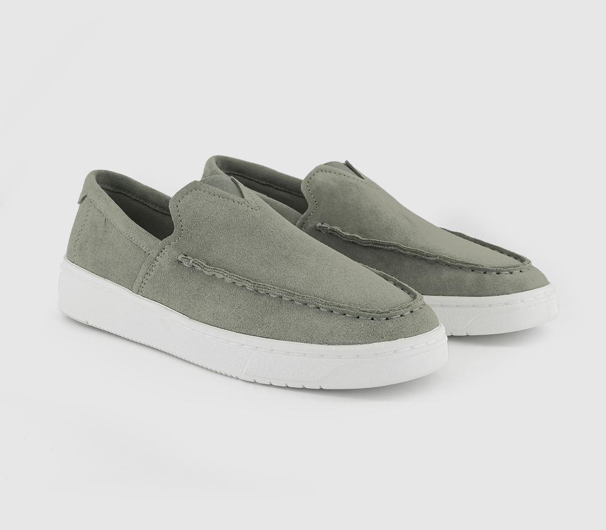 TOMSTrvl Lite LoafersVetiver Grey Suede