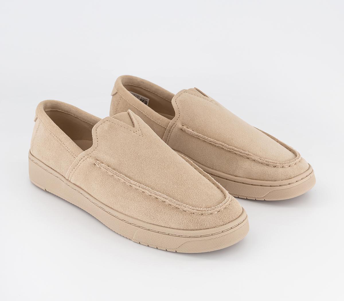 TOMS Mens Trvl Lite Loafers Oatmeal Suede, 10
