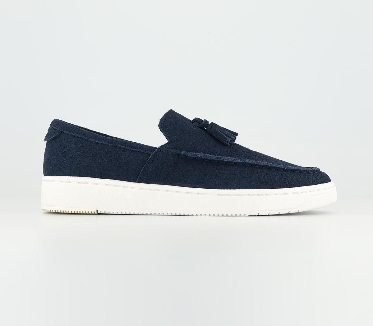 Mens navy penny on sale loafers