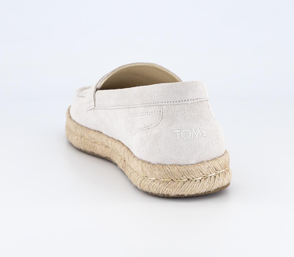TOMSStanford Rope Shoes Pebble Grey Suede