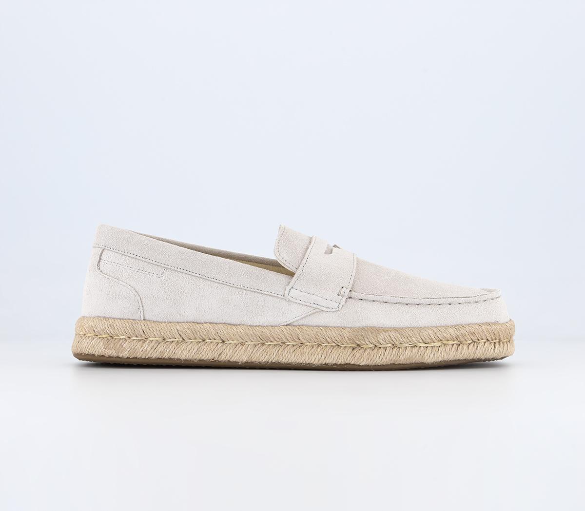 TOMSStanford Rope Shoes Pebble Grey Suede