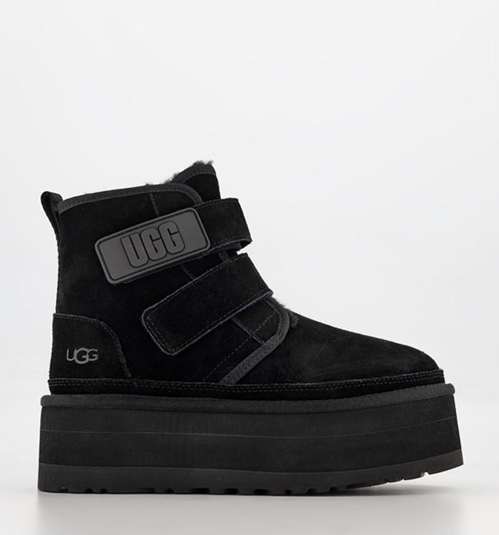 UGG Neumel Platform Strap Boots Black