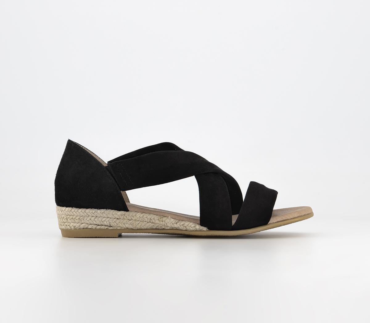 Wide fit hot sale black espadrilles