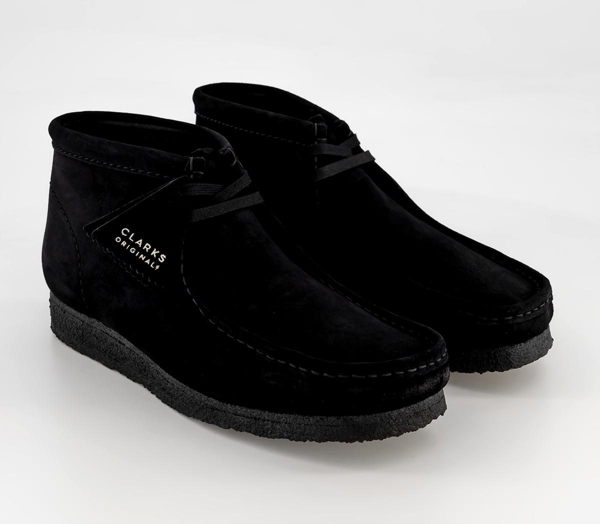 Clarks OriginalsClarks Mens Wallabee BootsBlack Suede