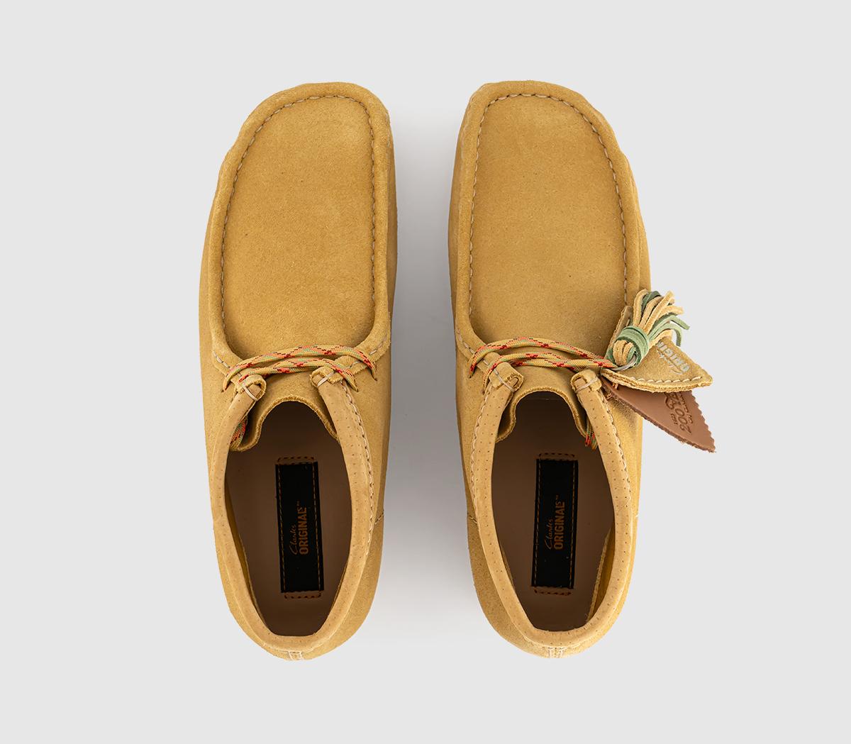 Clarks OriginalsClarks Originals Men's Wallabee Boots Clarks OriginalsClarks Originals Men's Wallabee BootsGolden Tan
